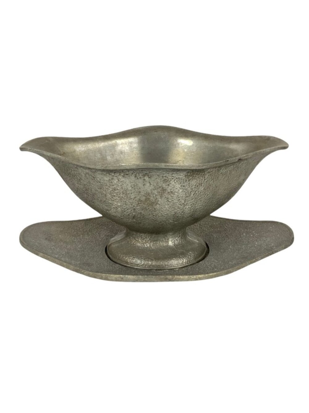 Guardian Service Aluminum Gravy Boat With Drip Tray 1950s Vintage